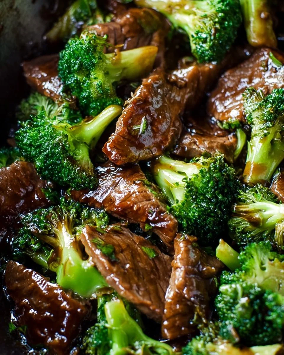 Delicious Crockpot Beef and Broccoli dish served in a bowl