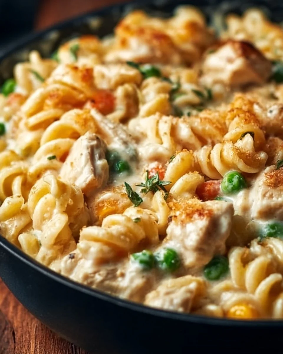 Creamy Chicken Pot Pie Pasta