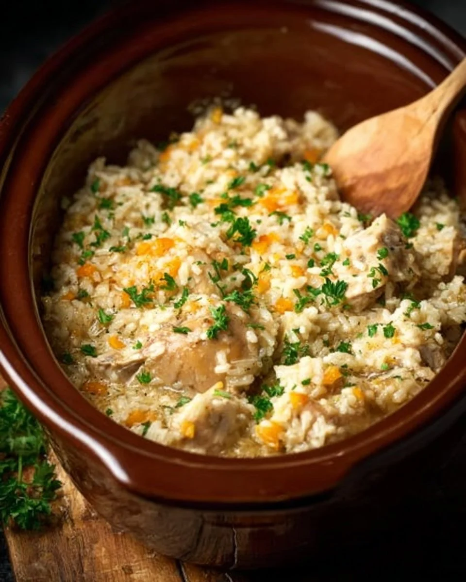 Crock Pot Chicken and Rice