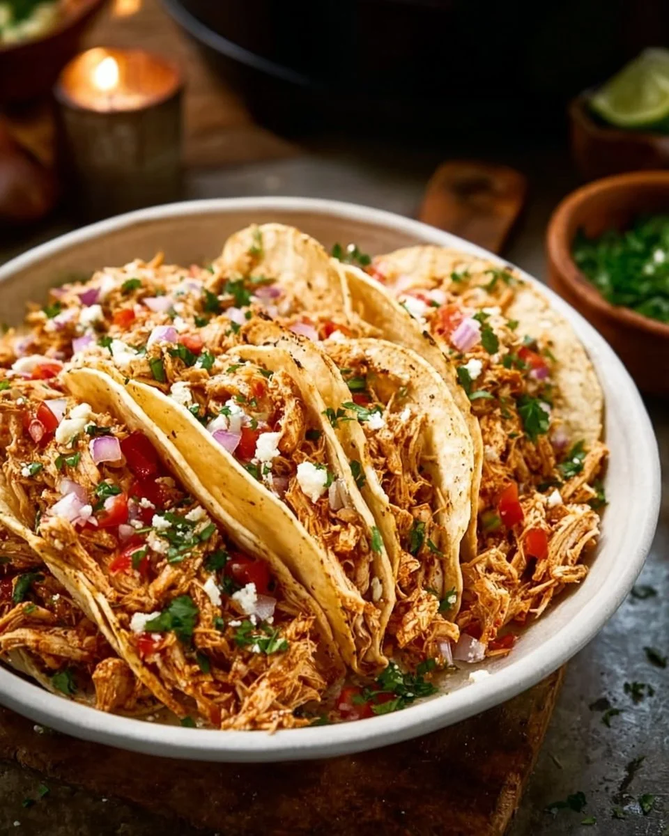 Crockpot Chicken Tacos