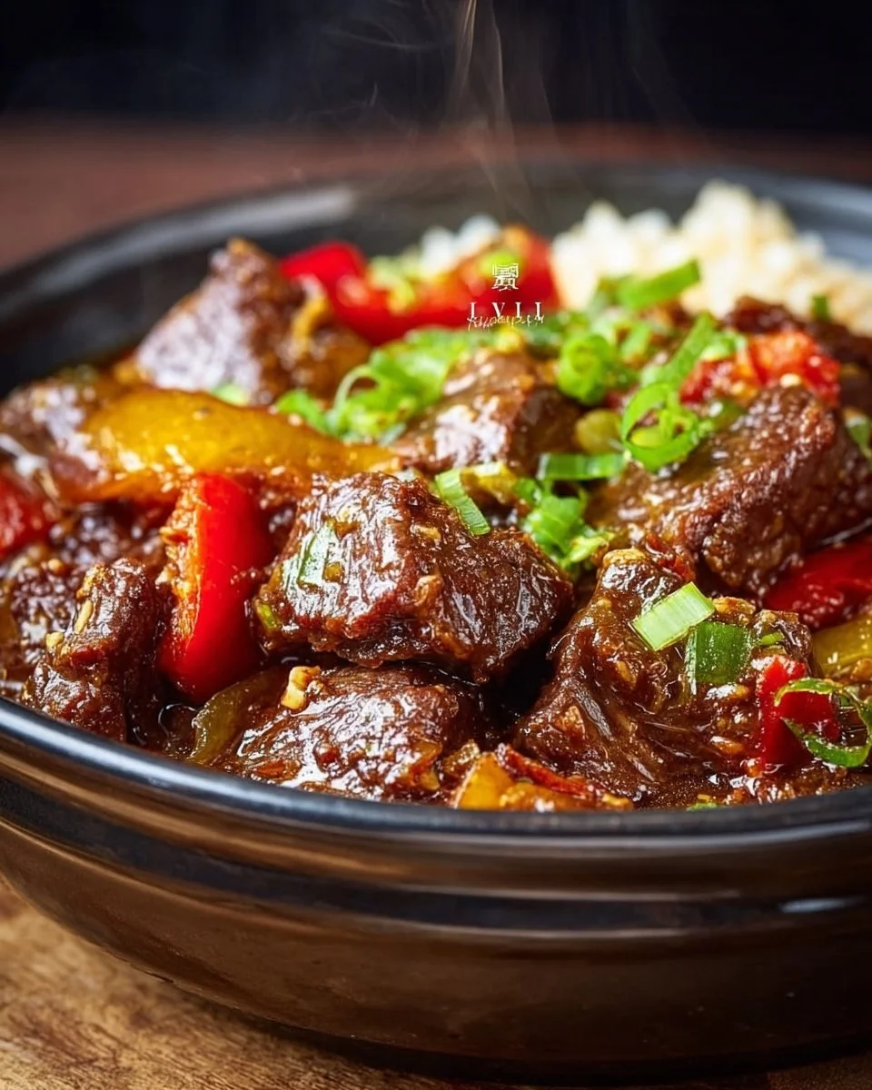 Savory Slow Cooker Pepper Steak
