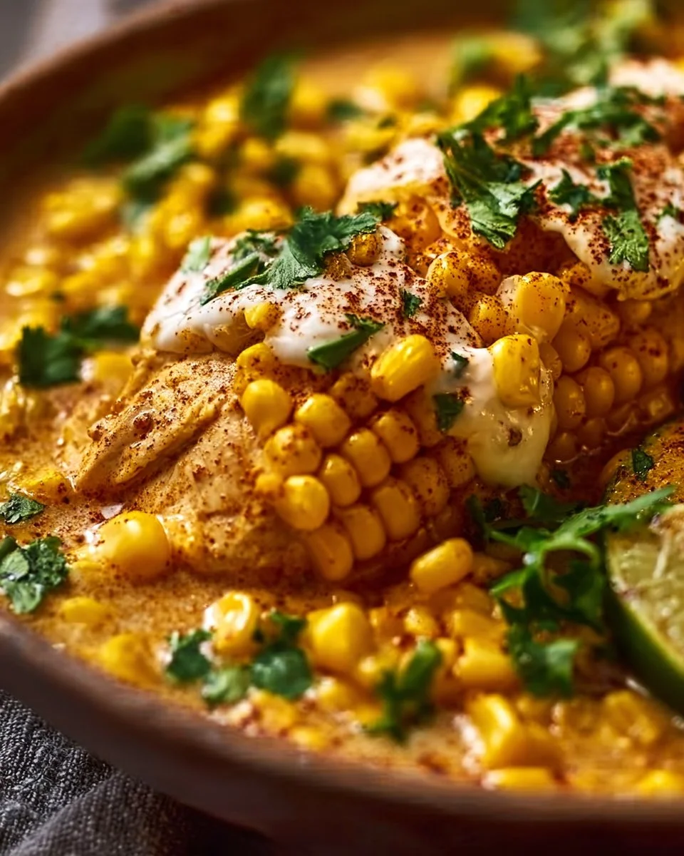 Ultimate Slow Cooker Street Corn Chicken