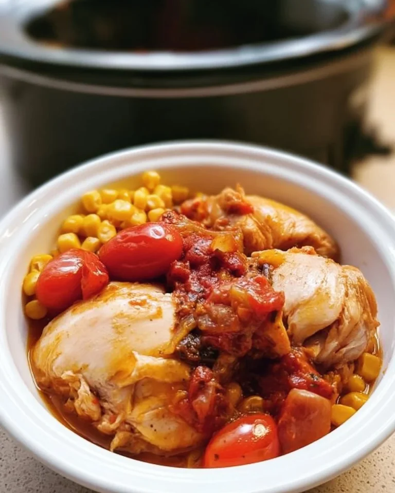 Easy 5-ingredient crockpot chicken recipe for simple meals