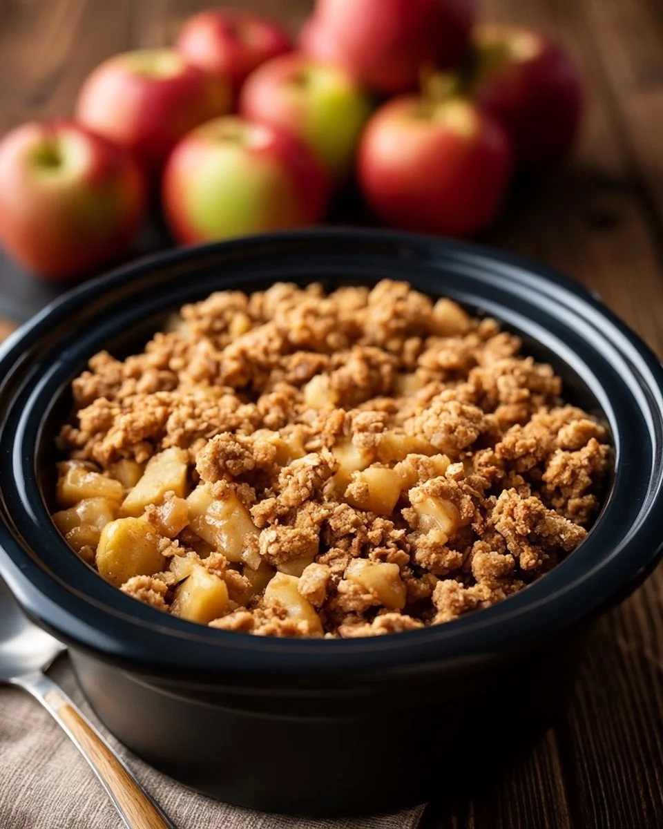 Apple Crisp Crockpot