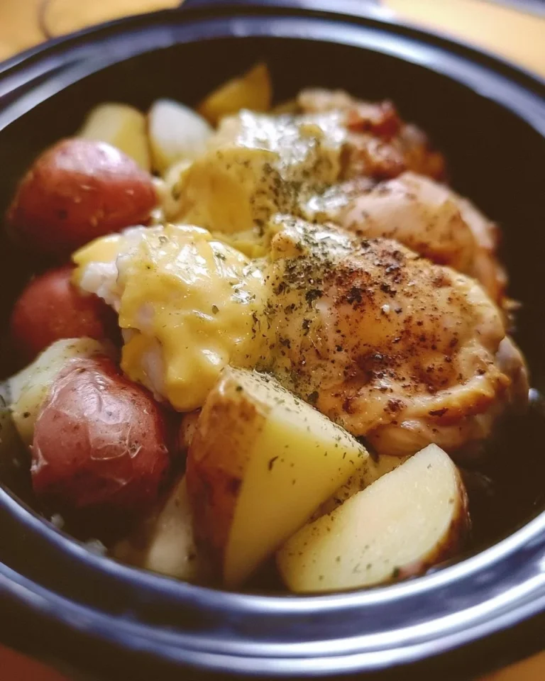Delicious Chicken and Potatoes Ranch One-Pot meal ready to serve.