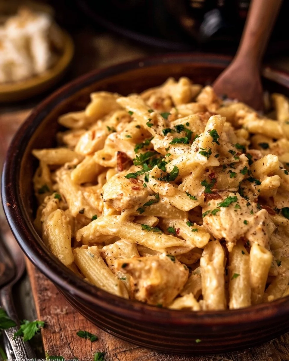 Crock Pot Cajun Chicken Pasta