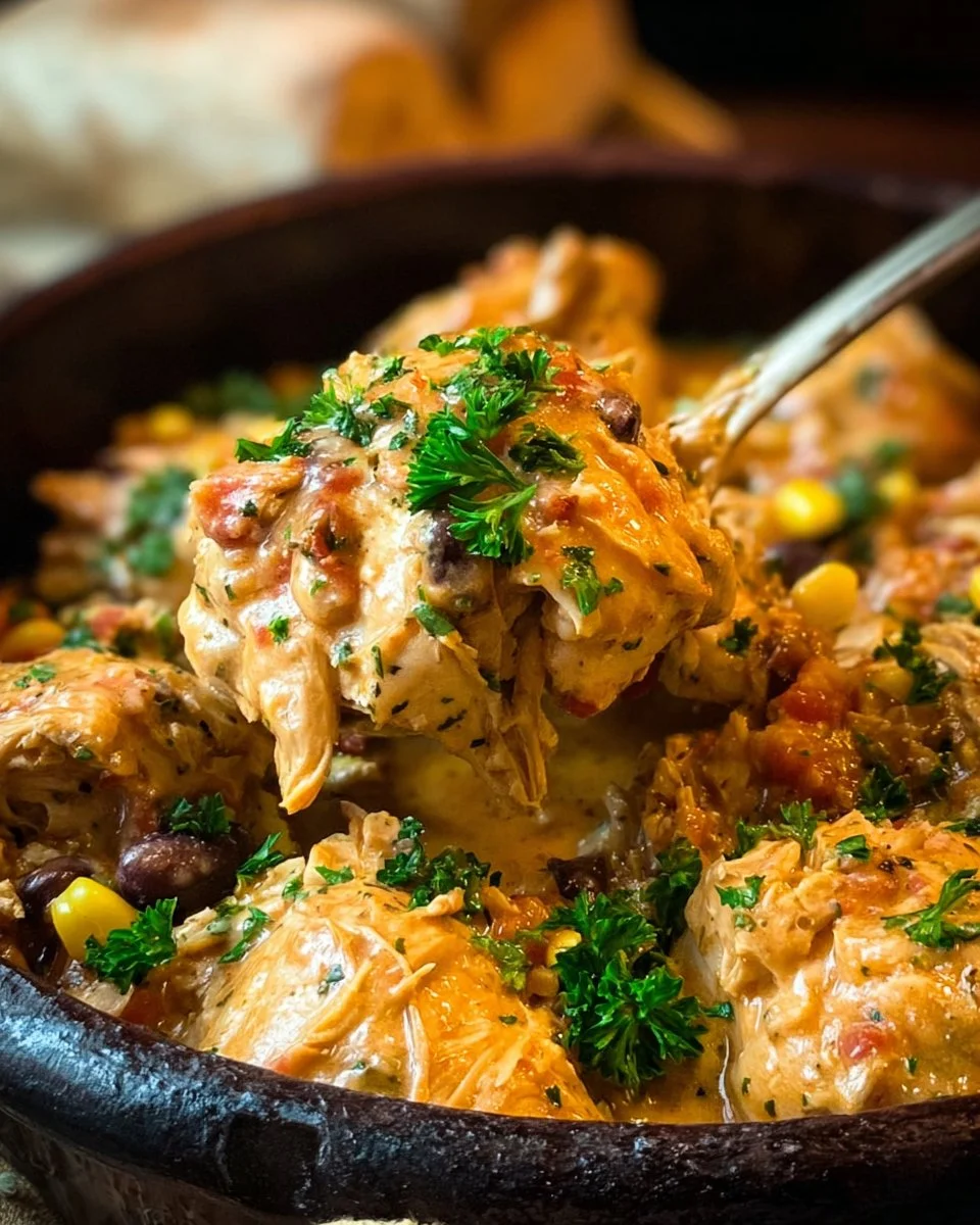 Crock Pot Fiesta Chicken