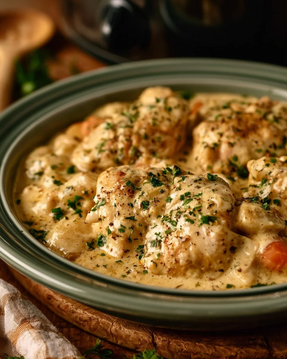 Crockpot Cheesy Ranch Chicken