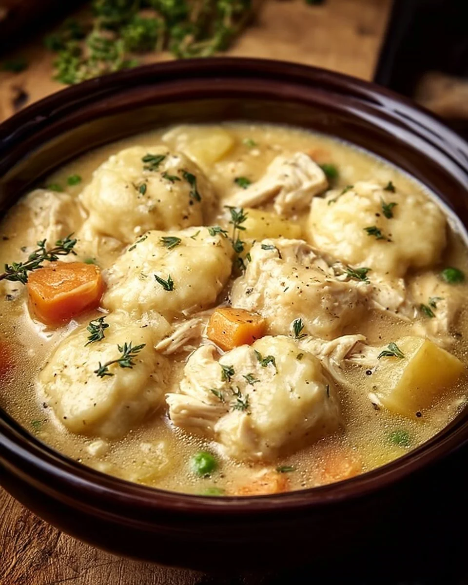Crockpot Chicken And Dumplings