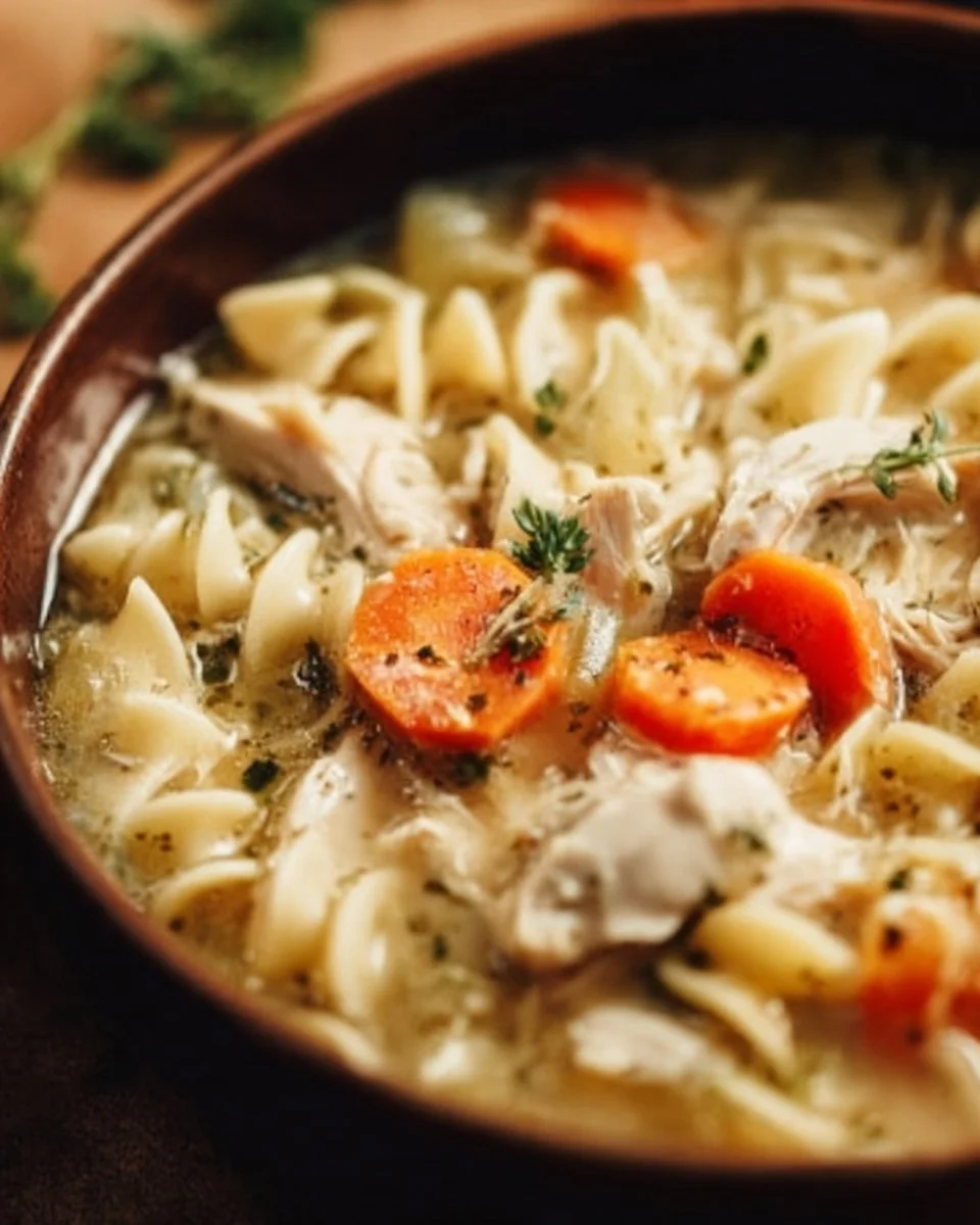Crockpot Chicken Noodle Soup