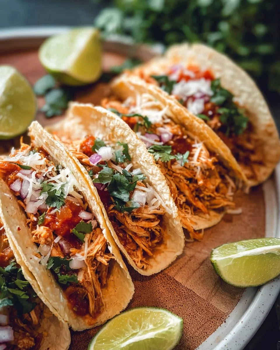 Crockpot Chicken Tacos