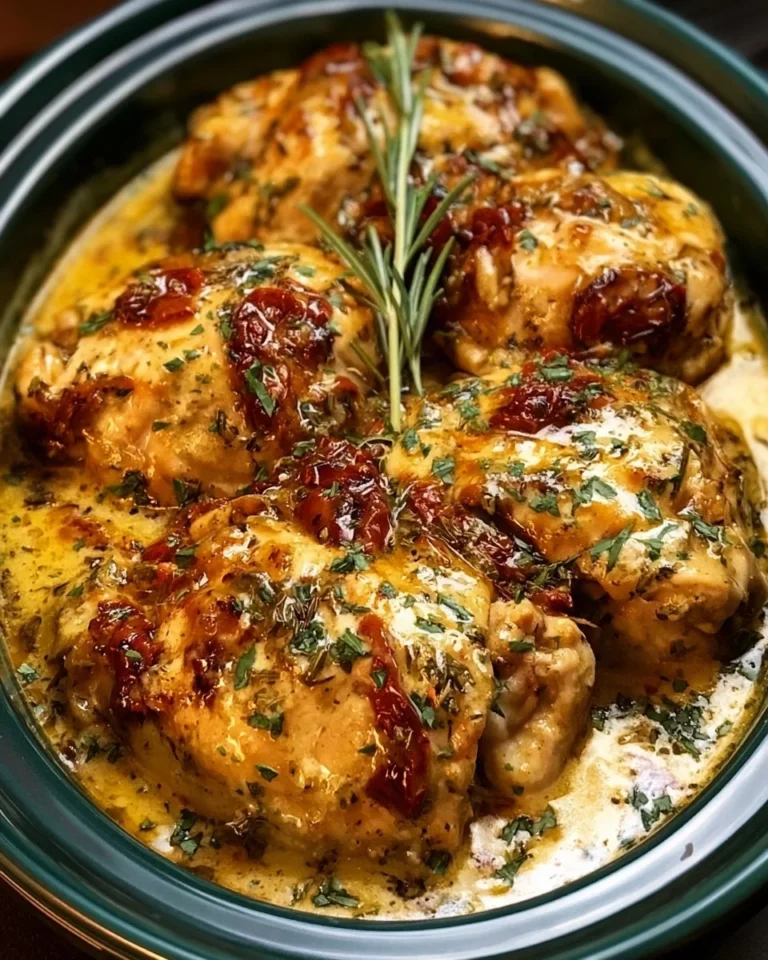 Delicious Crockpot Marry Me Chicken recipe served on a plate