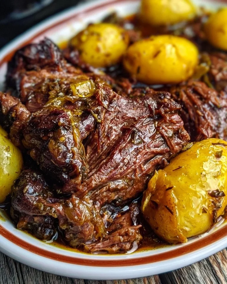 Crockpot Mississippi Pot Roast with 5 simple ingredients