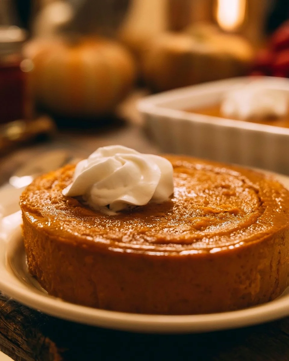 Crustless Pumpkin Pie Pudding