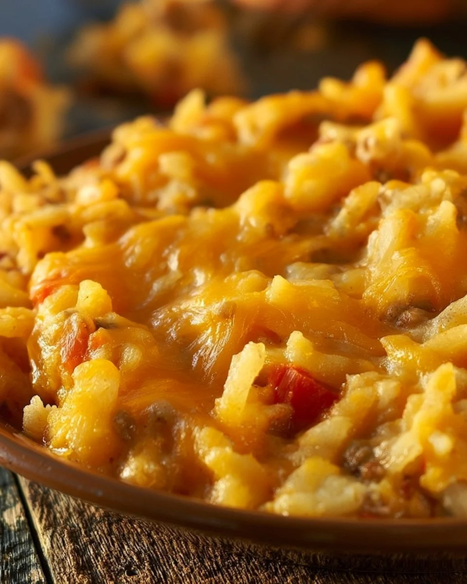 Taco Crock Pot Hashbrown Casserole