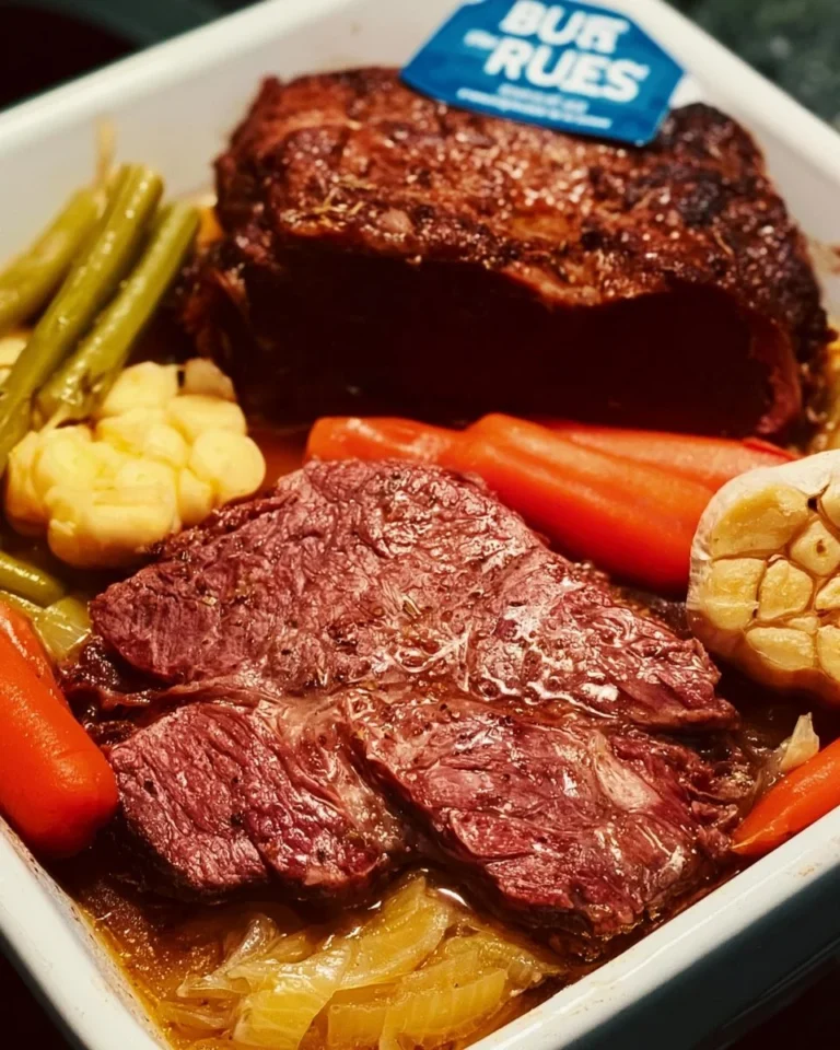 Delicious Mississippi Pot Roast cooked in one pot