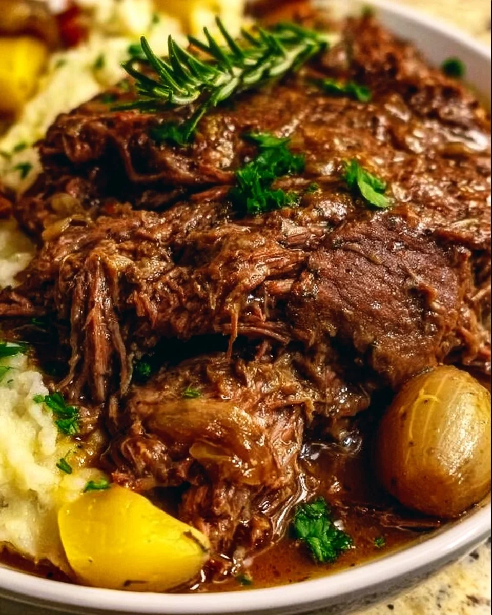 Easy Mississippi Pot Roast recipe featuring tender beef and flavorful spices