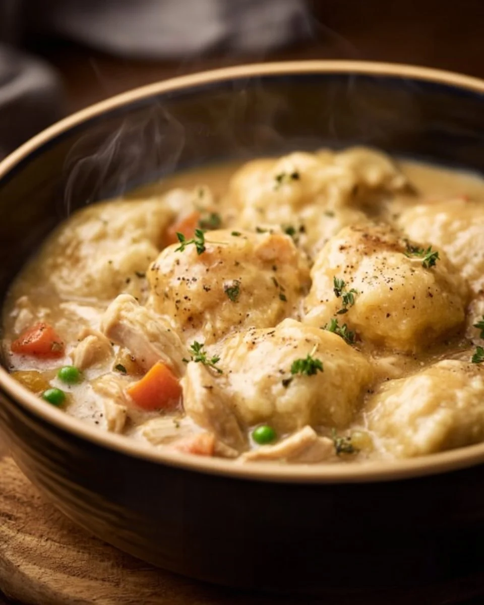 Slow Cooker Chicken and Dumplings