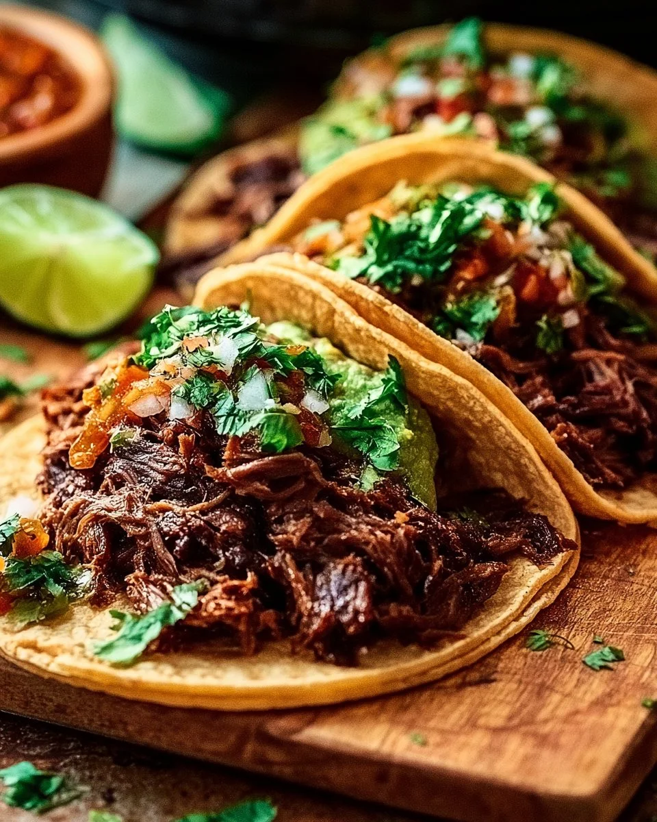 Slow Cooker Chuck Roast Tacos