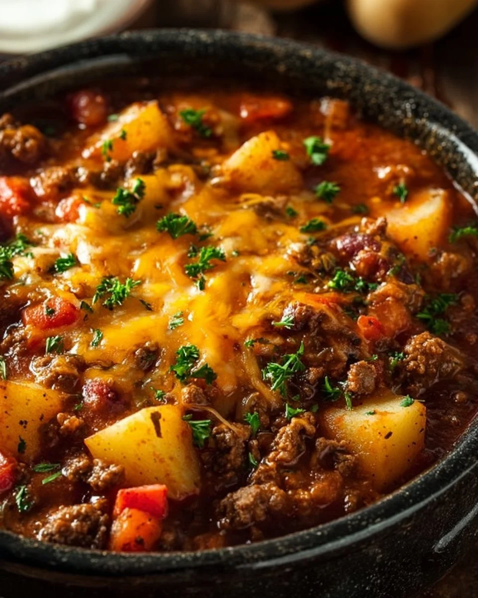 Slow Cooker Cowboy Casserole
