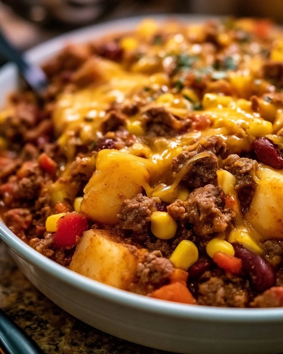 Slow Cooker Cowboy Casserole