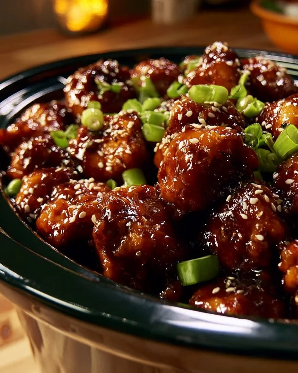 Slow Cooker General Tso Chicken