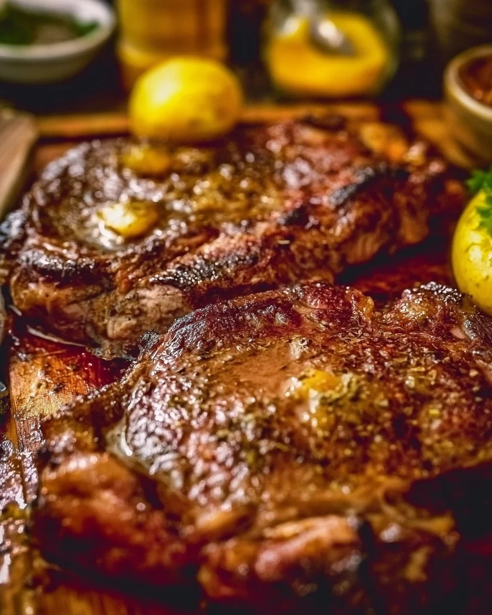 Slow Cooker Mississippi Ribeye Steaks