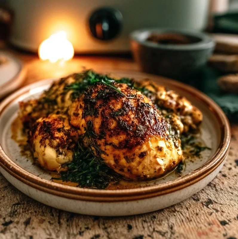 Slow Cooker Pesto Chicken