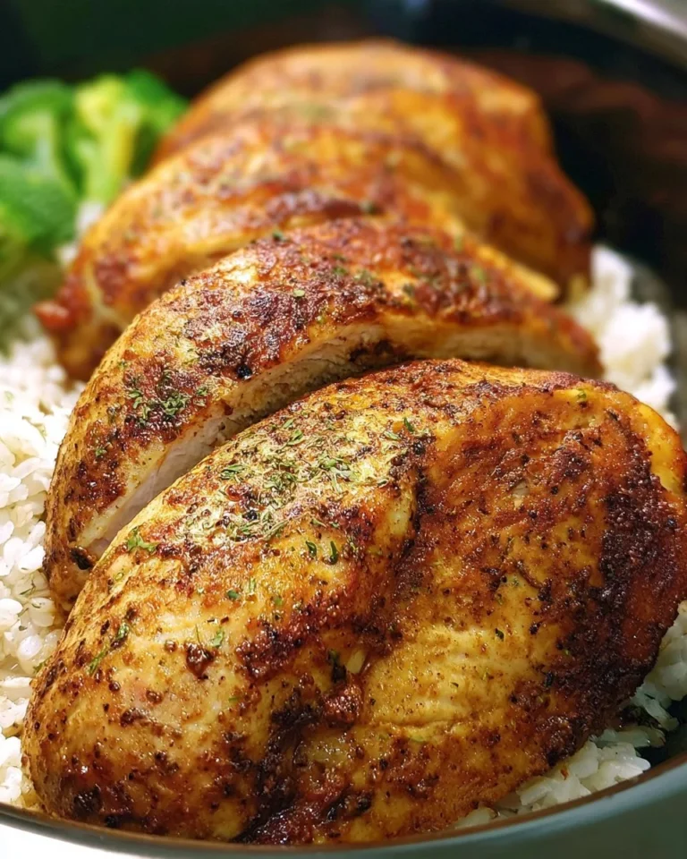 Delicious chicken breast meal prepared in a slow cooker for family dinners.