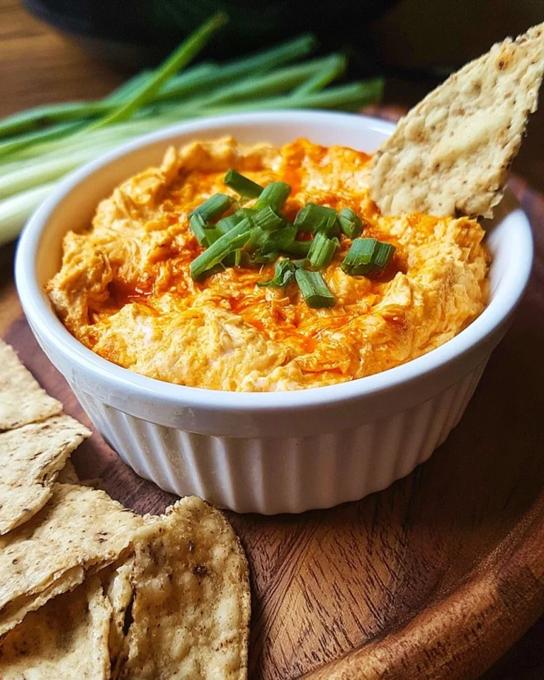 Crock Pot Buffalo Chicken Dip served in a bowl for game day snacks