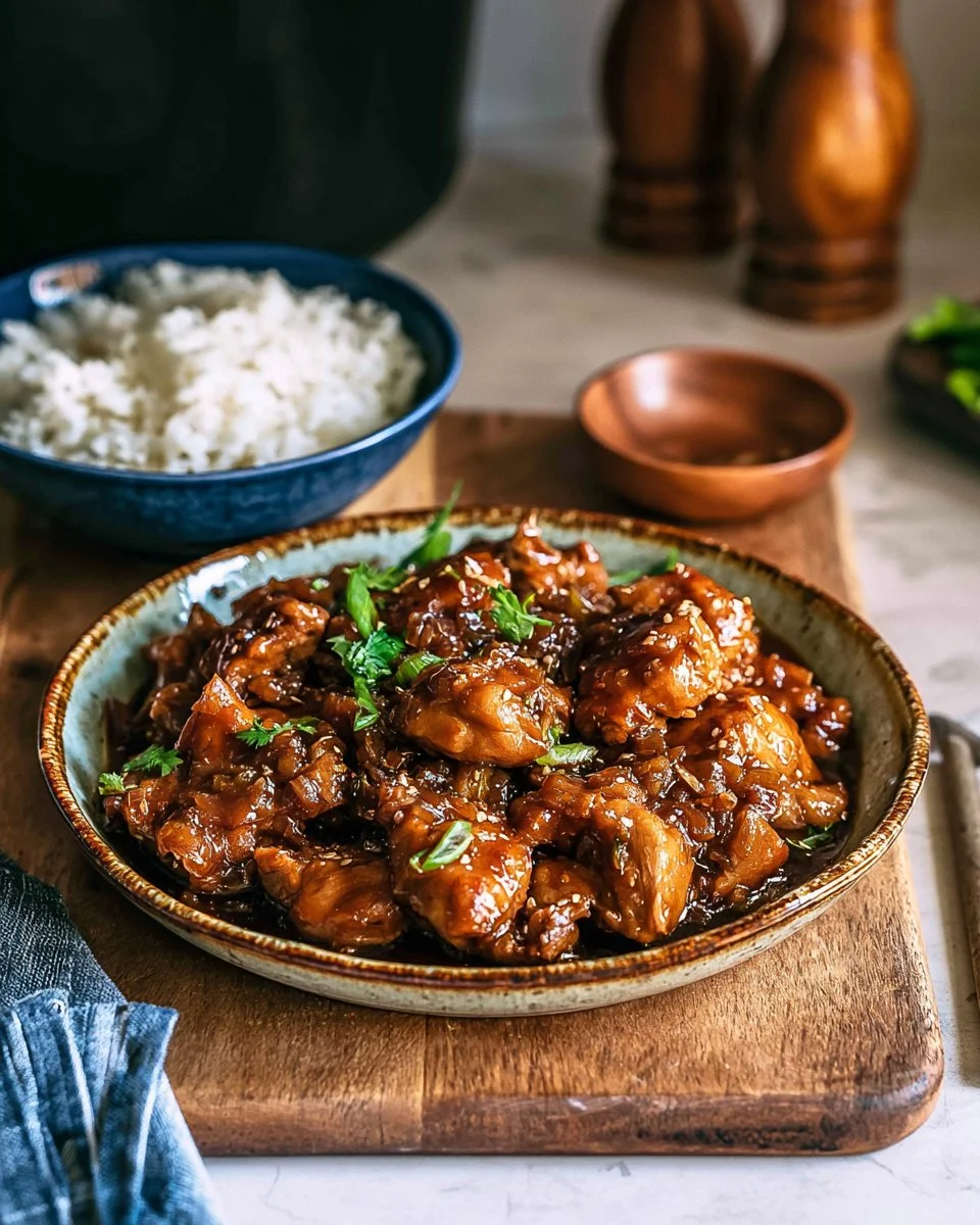 Slow Cooker Honey Garlic Chicken